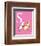 S is for Sheep (pink)-Theodor (Dr. Seuss) Geisel-Framed Art Print