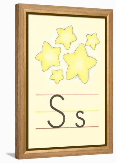 S Is for Stars-null-Framed Stretched Canvas