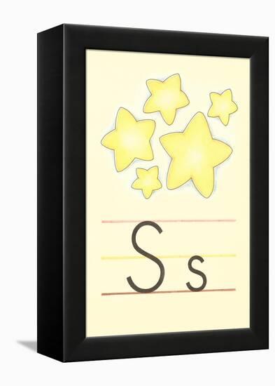 S Is for Stars-null-Framed Stretched Canvas