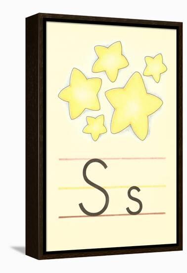 S Is for Stars-null-Framed Stretched Canvas