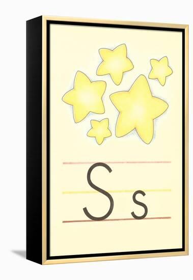S Is for Stars-null-Framed Stretched Canvas