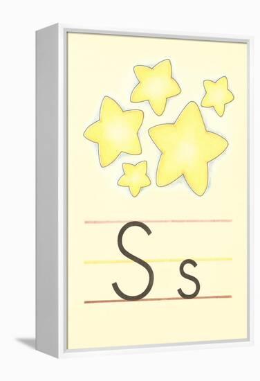 S Is for Stars-null-Framed Stretched Canvas