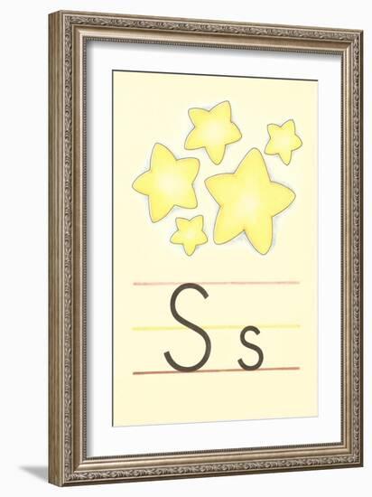 S Is for Stars-null-Framed Art Print