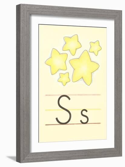 S Is for Stars-null-Framed Art Print