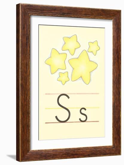 S Is for Stars-null-Framed Art Print