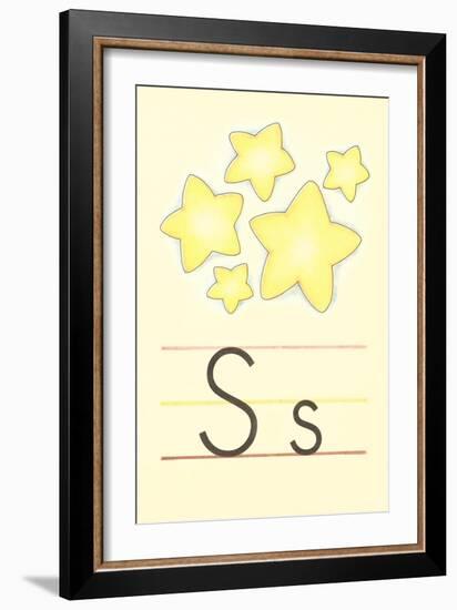 S Is for Stars-null-Framed Art Print