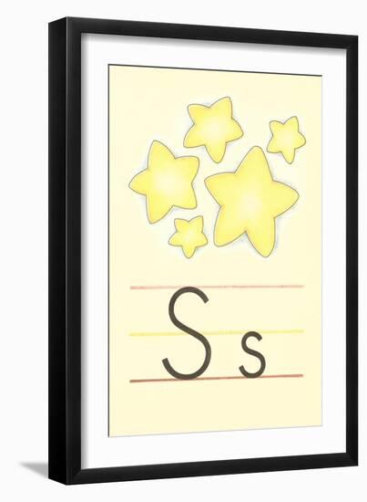 S Is for Stars-null-Framed Art Print