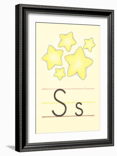 S Is for Stars-null-Framed Art Print