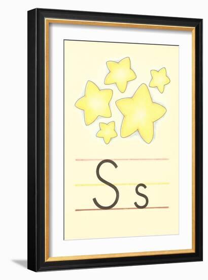 S Is for Stars-null-Framed Art Print