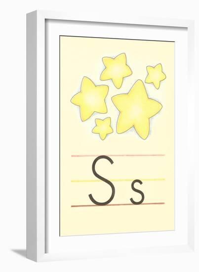 S Is for Stars-null-Framed Premium Giclee Print