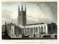 Cornhill, London, 1830-S Lacey-Giclee Print