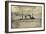 S.M.S. Fürst Bismarck, Kriegsschiff in Fahrt, Rauch-null-Framed Giclee Print