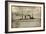 S.M.S. Fürst Bismarck, Kriegsschiff in Fahrt, Rauch-null-Framed Giclee Print