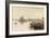 S. Maria della Salute & the Doge's Palace from across the Bacino at Sunset-Edward Lear-Framed Giclee Print