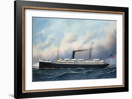 S.S. Apache, 1901-Antonio Jacobsen-Framed Giclee Print