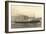 S.S. Berlin in Genua, Lloyd Bremen, Dampfschiff-null-Framed Giclee Print