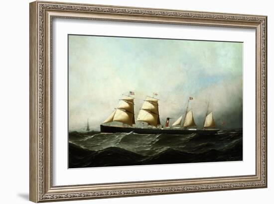 S.S. British Crown, 1881-Antonio Jacobsen-Framed Giclee Print