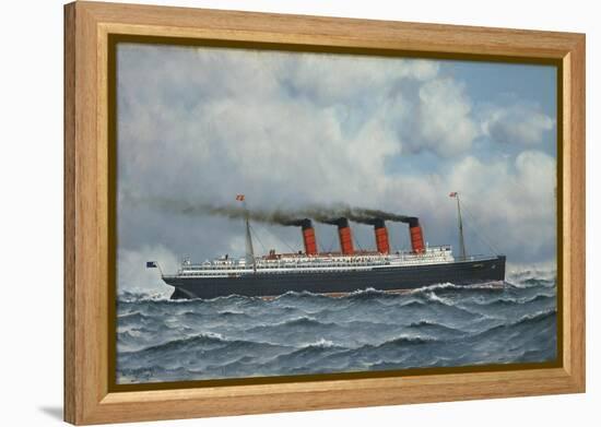 S.S. Lusitania-Antonio Jacobsen-Framed Premier Image Canvas