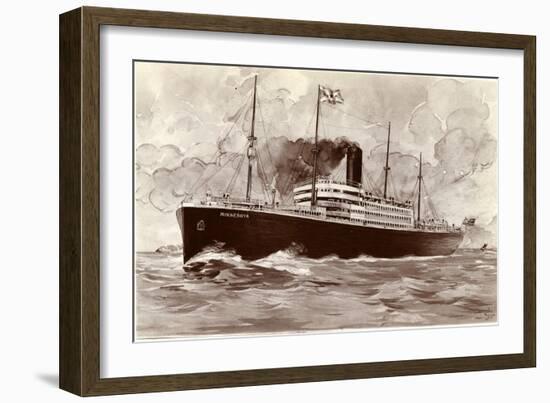 S.S. Minnesota-null-Framed Giclee Print