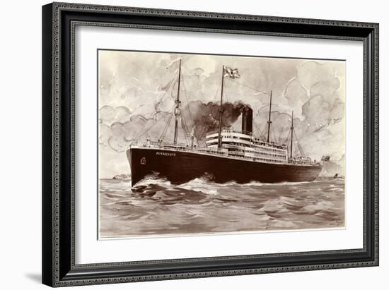 S.S. Minnesota-null-Framed Giclee Print