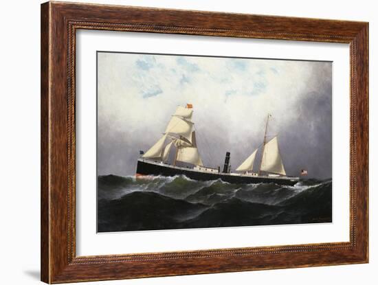 S.S. Niagara, 1877-Antonio Jacobsen-Framed Giclee Print