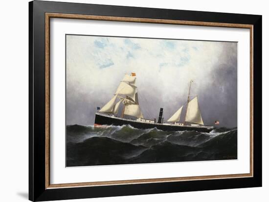 S.S. Niagara, 1877-Antonio Jacobsen-Framed Giclee Print