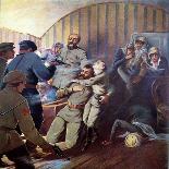 Execution of Tsar Nicholas II and His Family at Yekaterinburg, 17th July 1918-S. Sarmat-Giclee Print