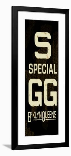 S Special Weathered Sign-null-Framed Art Print