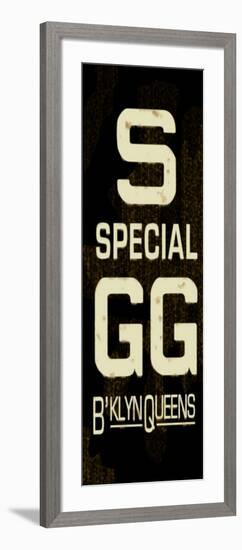 S Special Weathered Sign-null-Framed Art Print