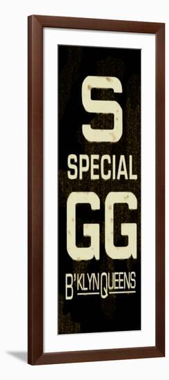 S Special Weathered Sign-null-Framed Art Print