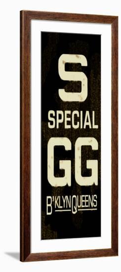 S Special Weathered Sign-null-Framed Art Print