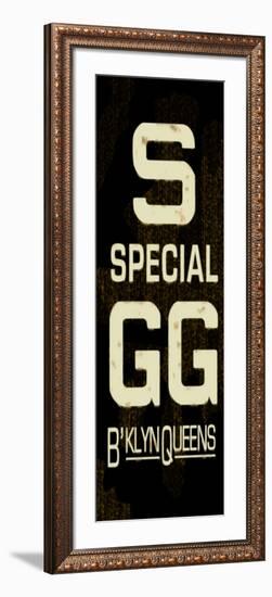 S Special Weathered Sign-null-Framed Art Print