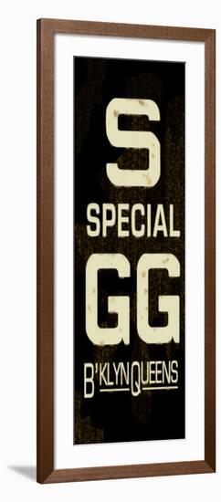 S Special Weathered Sign-null-Framed Art Print