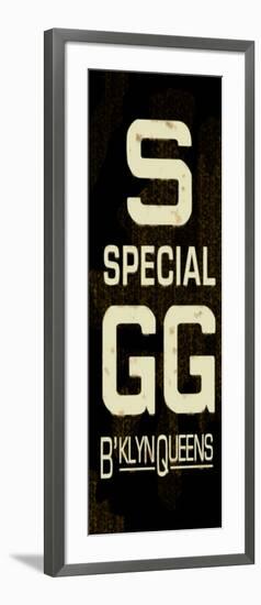 S Special Weathered Sign-null-Framed Art Print