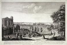 View of Greenwich from the Hill in Greenwich Park, London, C1750-S Torres-Laminated Giclee Print