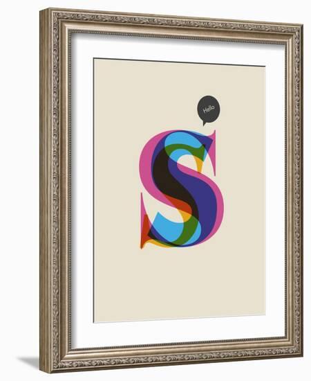 S-null-Framed Art Print