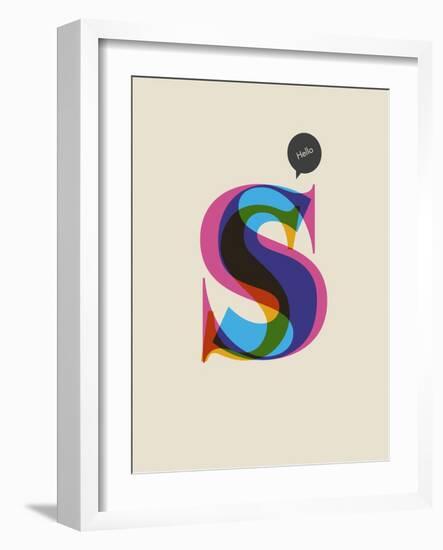 S-null-Framed Art Print