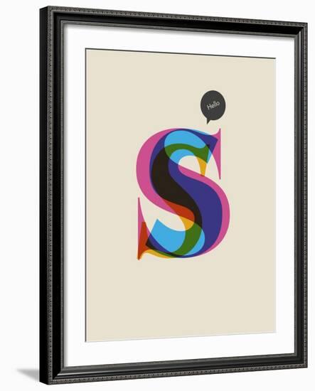 S-null-Framed Art Print