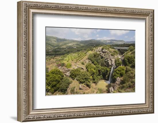 Sa'Ar Waterfall at the Hermon Nature Reserve, Golan Heights, Israel, Middle East-Yadid Levy-Framed Photographic Print