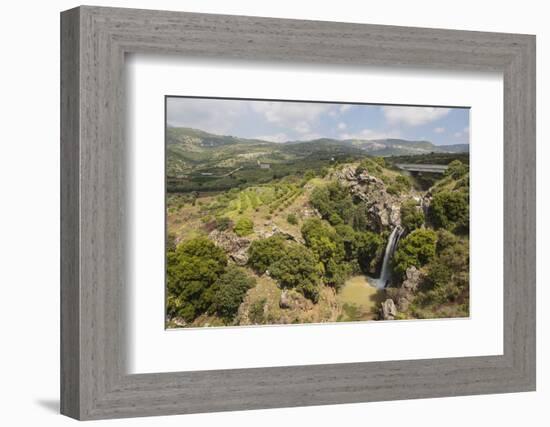 Sa'Ar Waterfall at the Hermon Nature Reserve, Golan Heights, Israel, Middle East-Yadid Levy-Framed Photographic Print