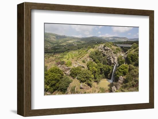 Sa'Ar Waterfall at the Hermon Nature Reserve, Golan Heights, Israel, Middle East-Yadid Levy-Framed Photographic Print