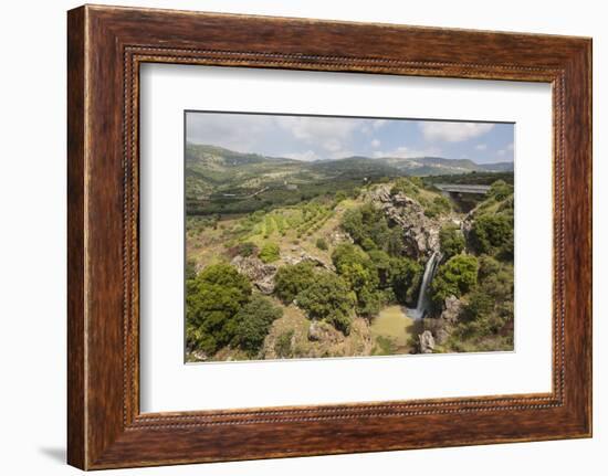 Sa'Ar Waterfall at the Hermon Nature Reserve, Golan Heights, Israel, Middle East-Yadid Levy-Framed Photographic Print