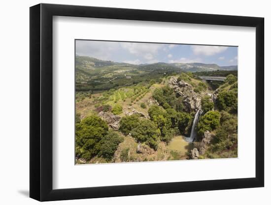 Sa'Ar Waterfall at the Hermon Nature Reserve, Golan Heights, Israel, Middle East-Yadid Levy-Framed Photographic Print