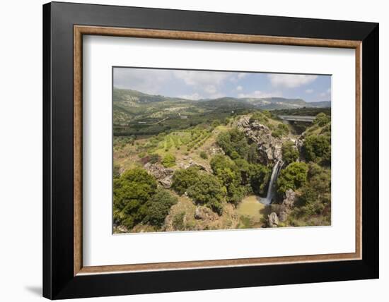 Sa'Ar Waterfall at the Hermon Nature Reserve, Golan Heights, Israel, Middle East-Yadid Levy-Framed Photographic Print