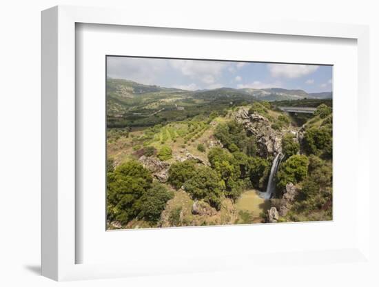 Sa'Ar Waterfall at the Hermon Nature Reserve, Golan Heights, Israel, Middle East-Yadid Levy-Framed Photographic Print