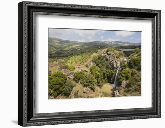 Sa'Ar Waterfall at the Hermon Nature Reserve, Golan Heights, Israel, Middle East-Yadid Levy-Framed Photographic Print