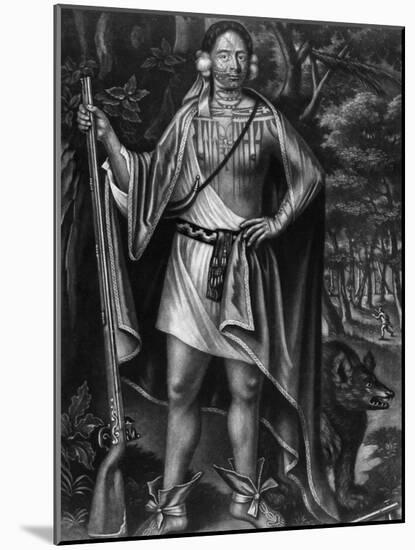 Sa Ga Yeath Qua Pieth Ton, King of the Maguas-John Simon-Mounted Giclee Print