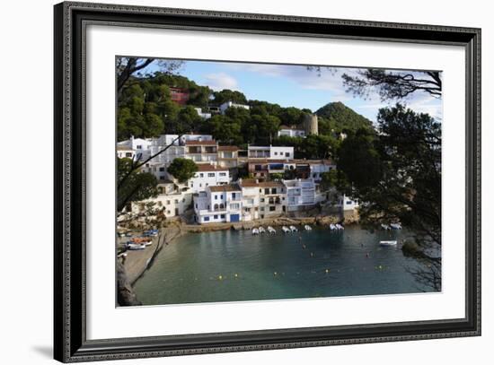 Sa Tuna, Near Begur, Costa Brava, Catalonia, Spain, Mediterranean, Europe-Robert Harding-Framed Photographic Print