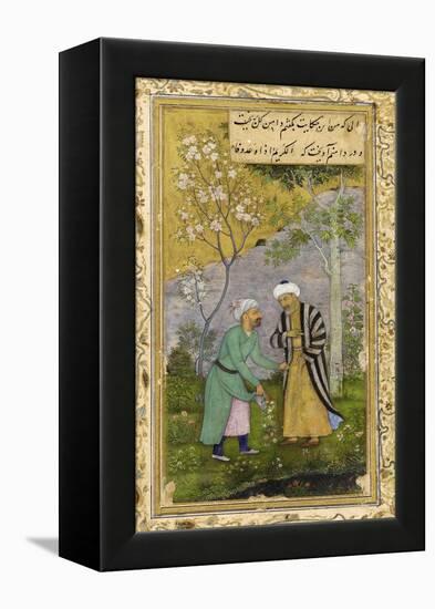 Saadi in a Rose Garden, 1645-Govardhan-Framed Premier Image Canvas