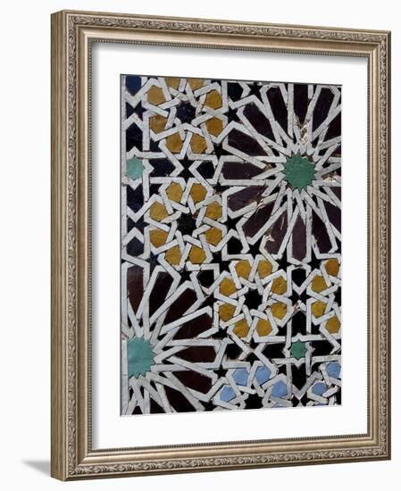 Saadian Tombs, Dating Back to the Time of the Sultan Ahmed Al Mansour, Marrakesh, Morroco-De Mann Jean-Pierre-Framed Photographic Print